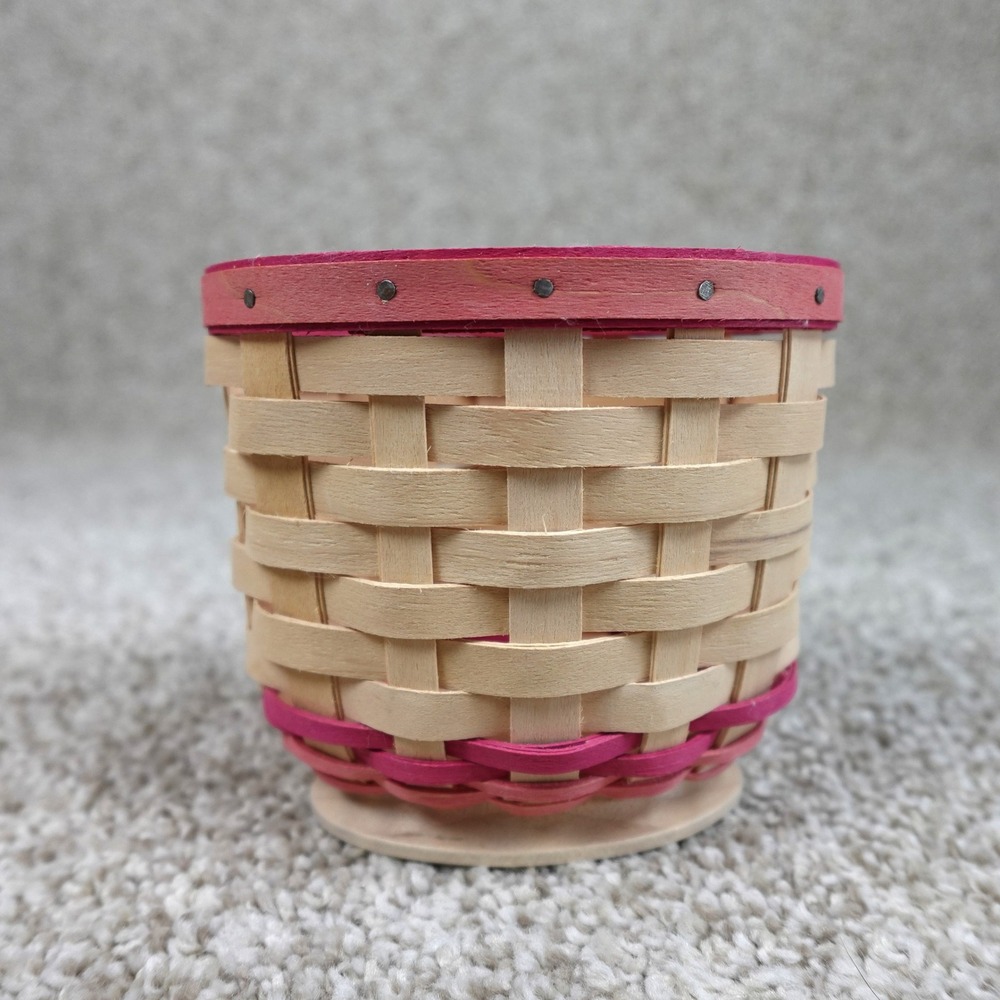 Longaberger 2011 Horizon of Hope Basket Pink American Cancer Society Oval